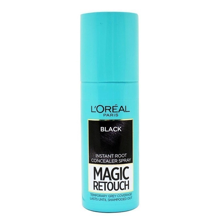 L'OREAL Magic Retouch Spray Κάλυψης Μαύρο 75ml