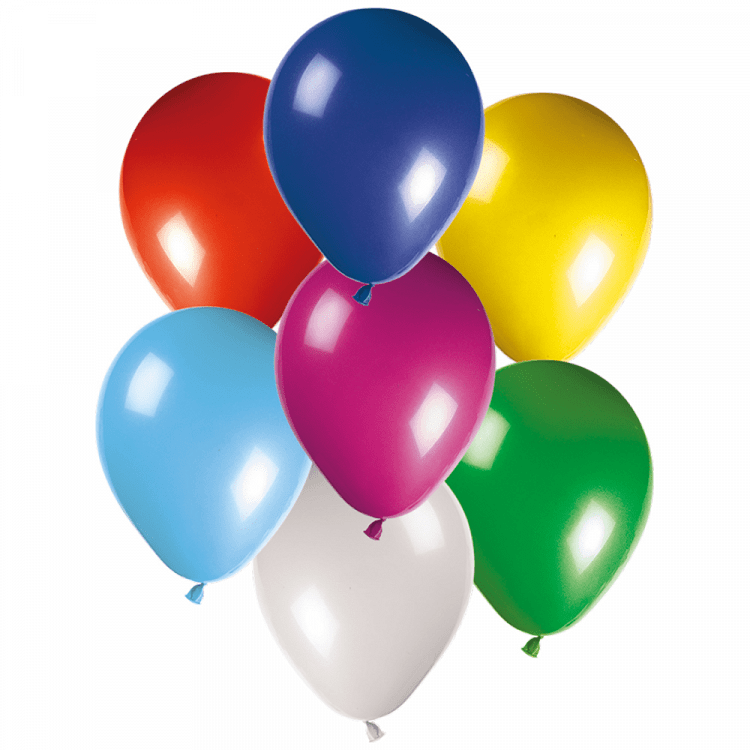 Μπαλόνια Party Διάφορα Χρώματα Συσκ. 50τεμ