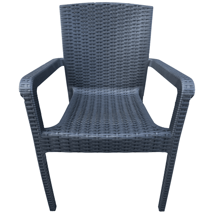 Νέκταρ Πολυθρόνα Rattan Με Μπράτσα
