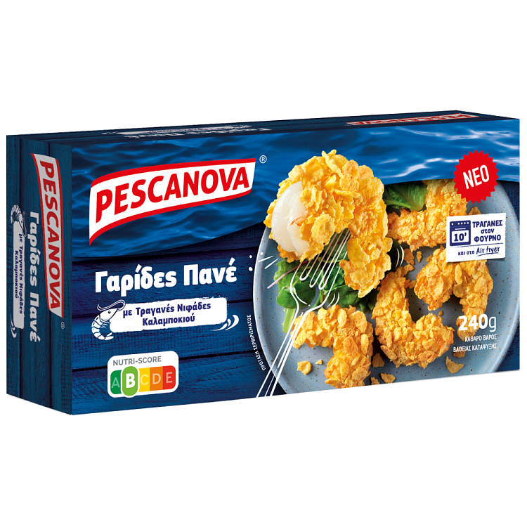 Pescanova Γαρίδες Πανέ Κατεψυγμένες 240gr