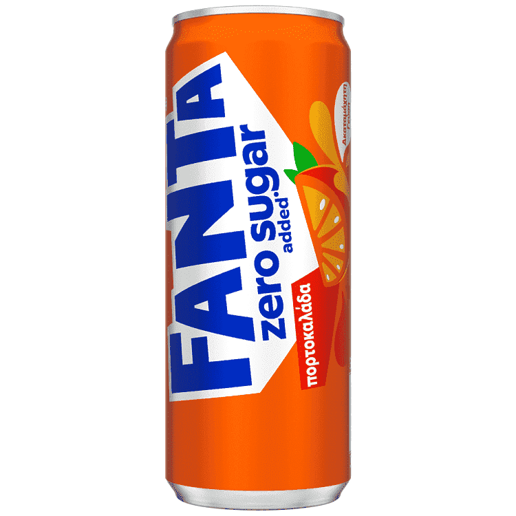 Fanta Πορτοκαλάδα Zero 330ml