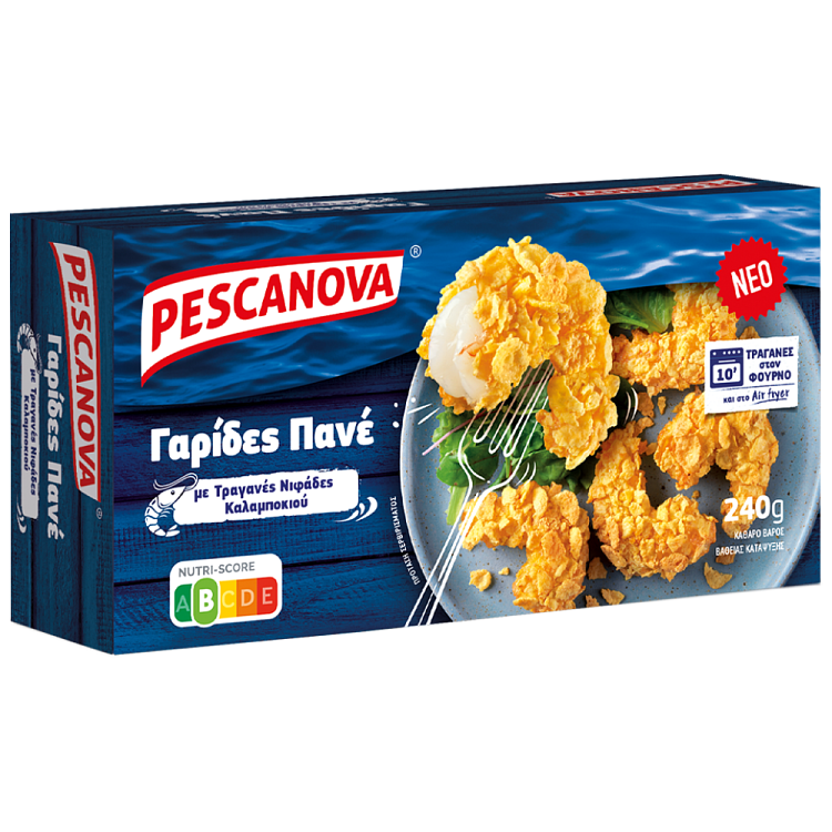 Pescanova Γαρίδες Πανέ Κατεψυγμένες 240gr