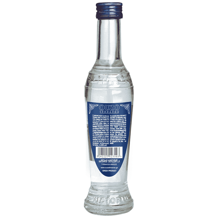 Κατσαρός Ούζο Τυρνάβου Αμφορέας 200ml