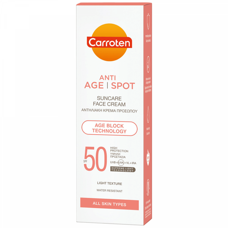 Carroten Face Cream Antispot SPF 50 50ml