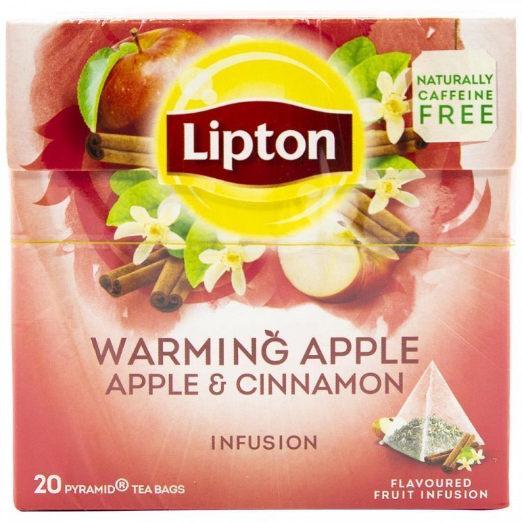 Lipton Αφέψημα Μήλο-Κανέλα 20 Πυραμίδες