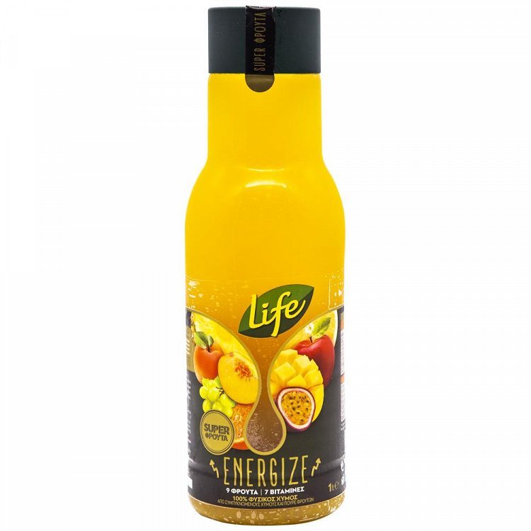 Life 9 Φρούτα Μπουκάλι 1lt