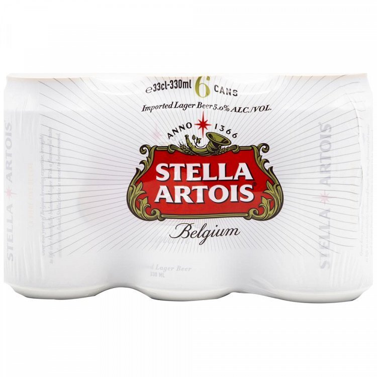 Stella Artois Μπύρα Κουτί 6x330ml