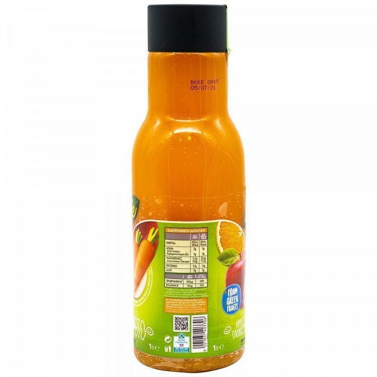 Life Χυμός Μήλο-Πορτοκάλι-Καρότο Μπουκάλι 1lt