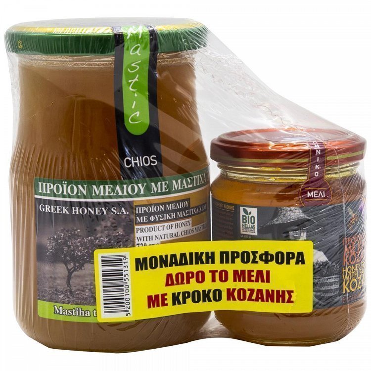 Ελληνικό Μέλι Με Μαστίχα Χίου 720gr