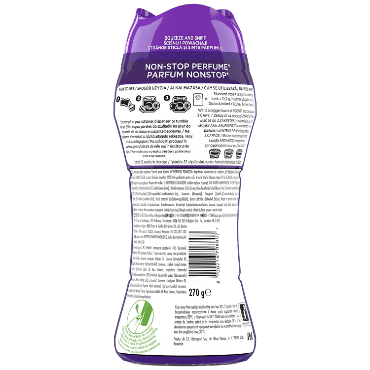 Lenor Floral Bouquet Ενισχυμένο Άρωμα Ρούχων 270gr