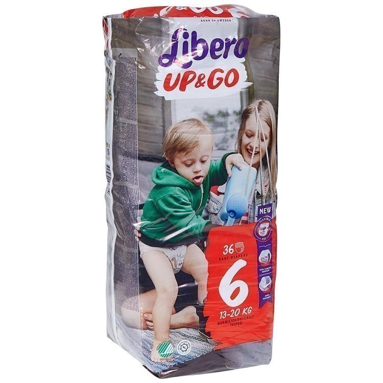 Libero Πάνες Up & Go (36τεμ) Nο 6 (13-20Kg)