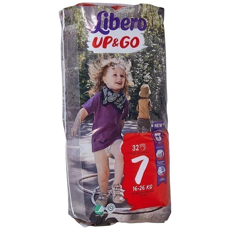 Libero Πάνες Up & Go (32τεμ) Nο 7 (16-26Kg)