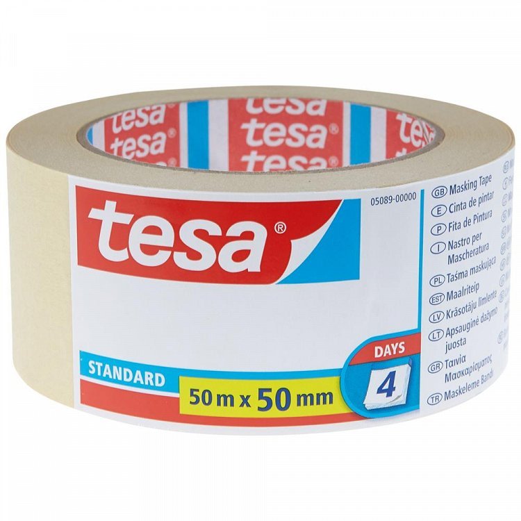 Tesa Ταινία Μασκαρίσματος (Χαρτοταινία) 50mmX50m