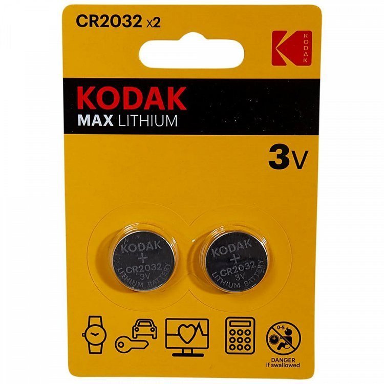 Kodak Ultra Μπαταρίες Λιθίου CR2032 2τεμ