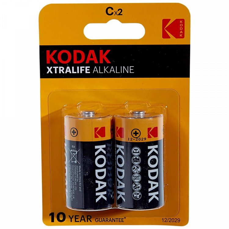 Kodak Xtralife Μπαταρία Αλκαλική C 2 τεμ