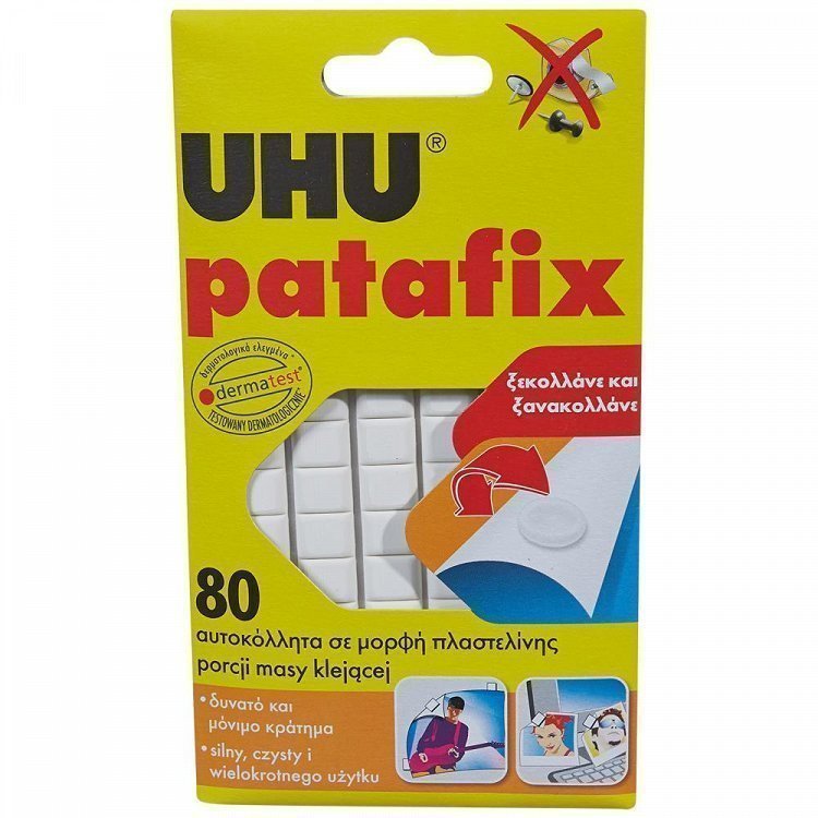 UHU Patafix Αυτοκόλλητα Ν. 11846 80τεμ