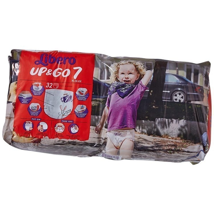 Libero Πάνες Up & Go (32τεμ) Nο 7 (16-26Kg)