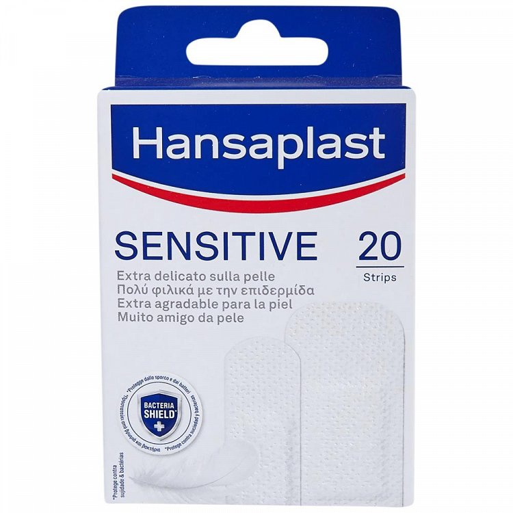 Hansaplast Sensitive Strips 2 Μεγεθών