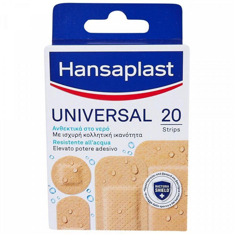 Hansaplast Universal Ανθεκτικά στο Νερό 20 τμχ.