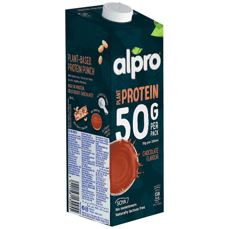 Alpro Ρόφημα Σόγιας Με Σοκολάτα Υψηλή Πρωτεΐνη 1lt