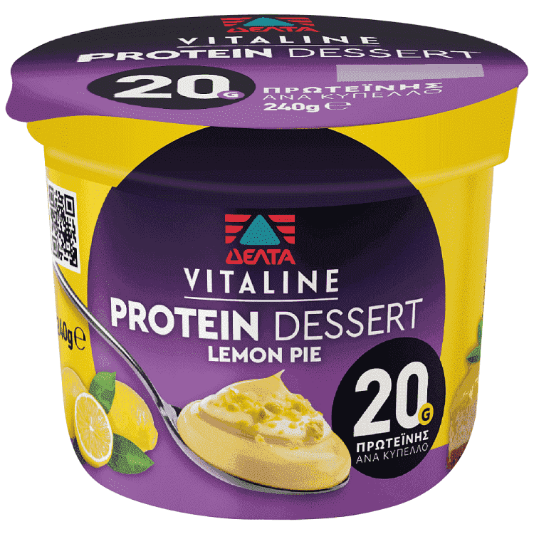 Vitaline Protein Dessert Επιδορπιο Γιαουρτιού Lemon Pie 240gr