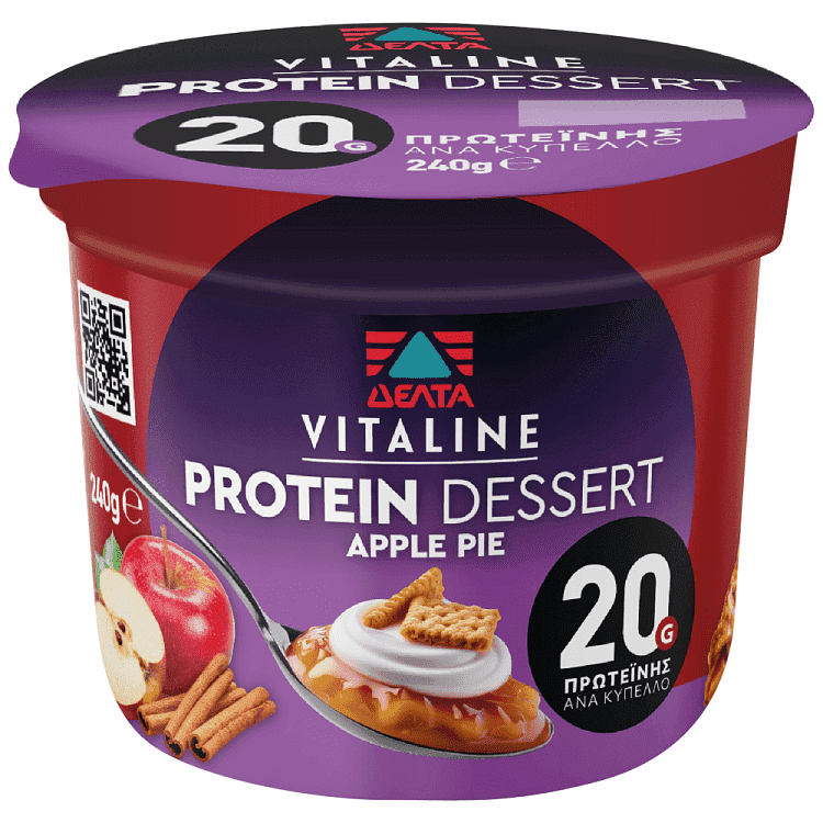 Vitaline Protein Dessert Επιδορπιο Γιαουρτιού Apple Pie 240gr