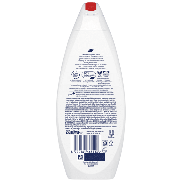Dove Αφρόλουτρο Silky Velvet 250ml