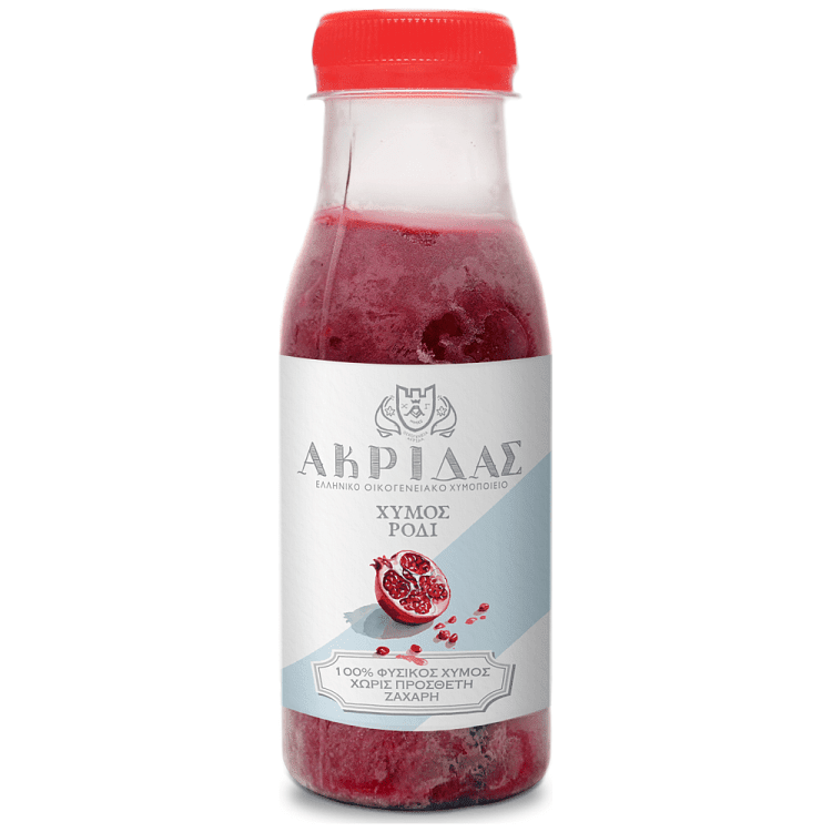 Ακρίδας Ρόδι Χυμός 100% Φυσικός 250ml