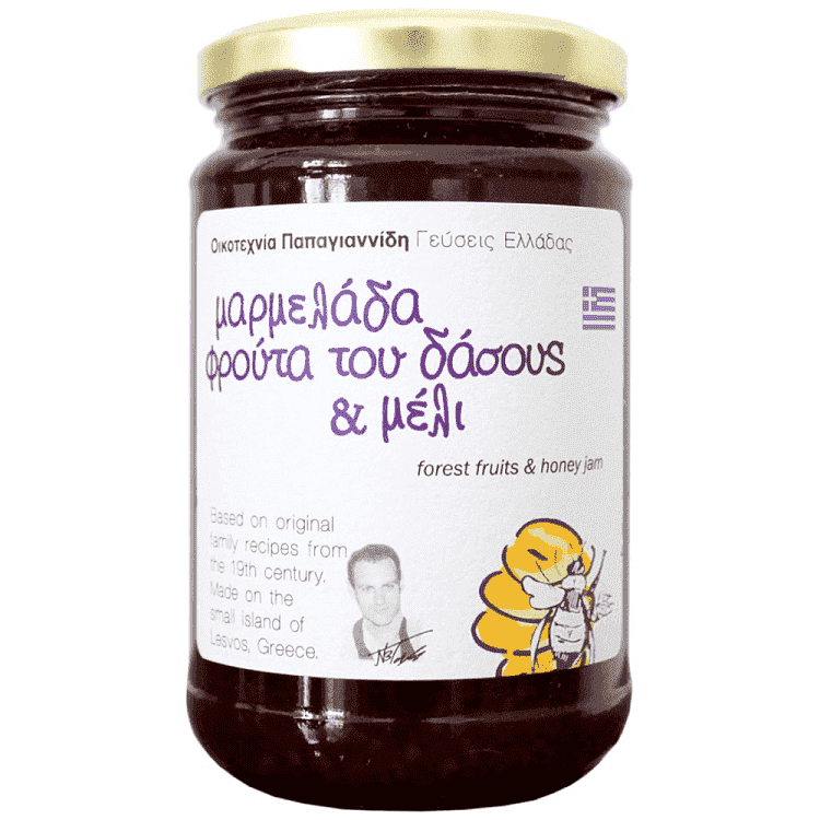 Παπαγιαννίδης Μαρμελάδα Φρούτα Του Δάσους & Μέλι 380gr
