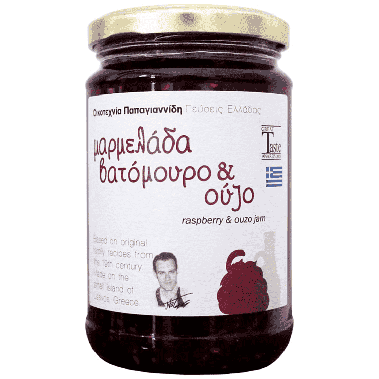Παπαγιαννίδης Μαρμελάδα Βατόμουρο & Ούζο 380gr