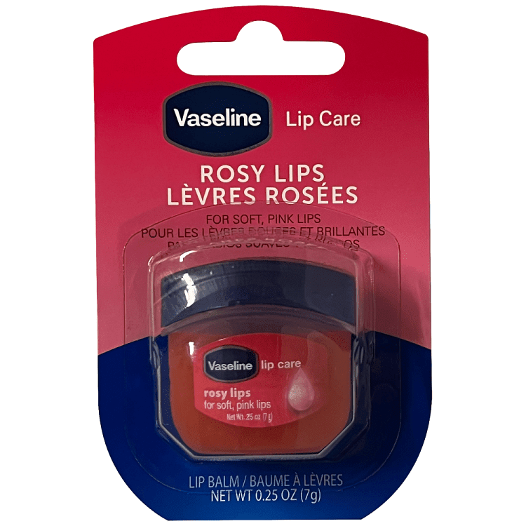 Vaseline Lip Balm Jar Rosy Lips 7gr