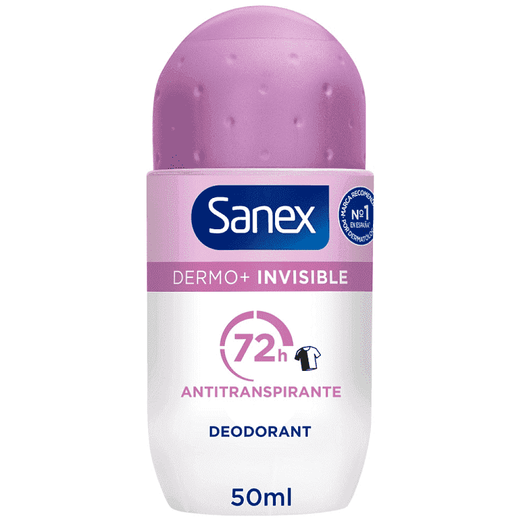 Sanex Αποσμητικό Dermo Invisible Roll On 50ml