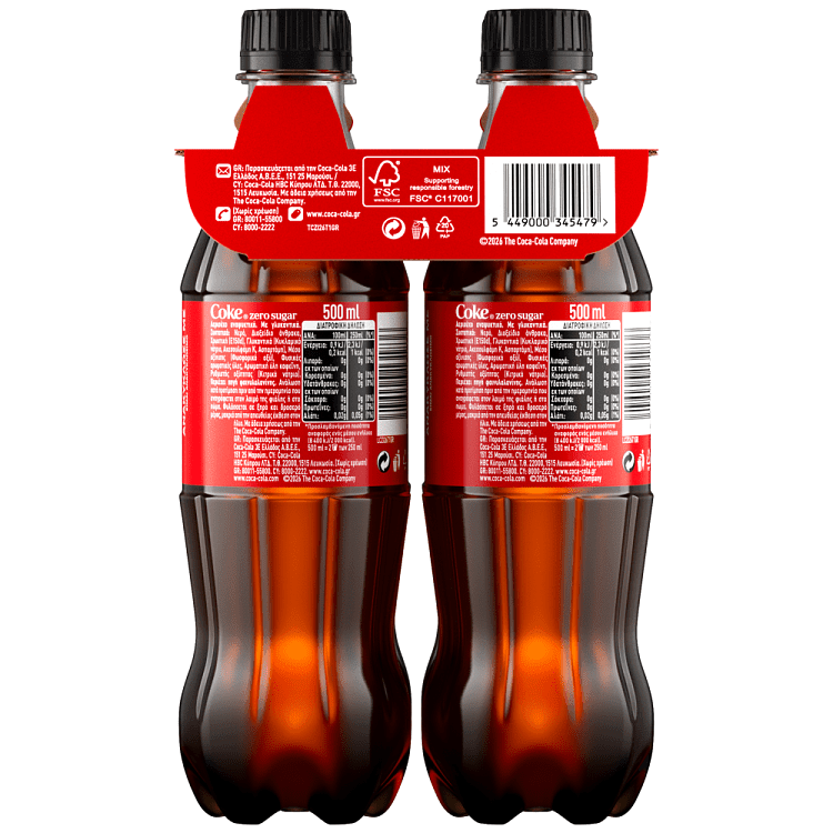 Coca-Cola Zero 4x500ml