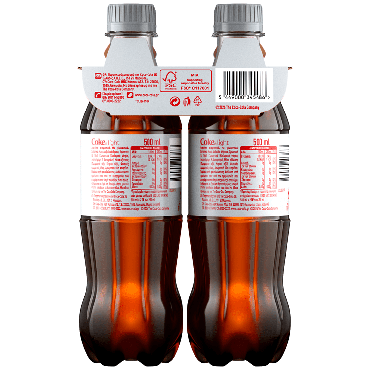 Coca-Cola Light 4x500ml