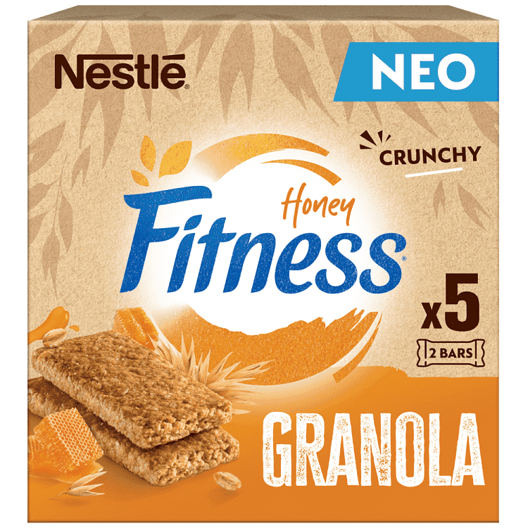 Fitness Granola Bar Honey 5x38gr