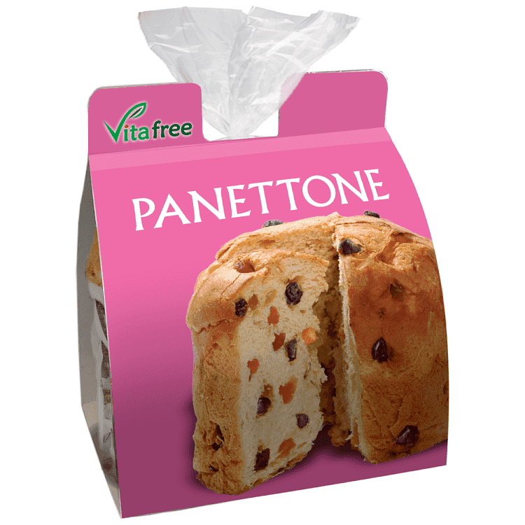 Vitafree Panettone Με Σταφίδες & Πορτοκάλι 500gr