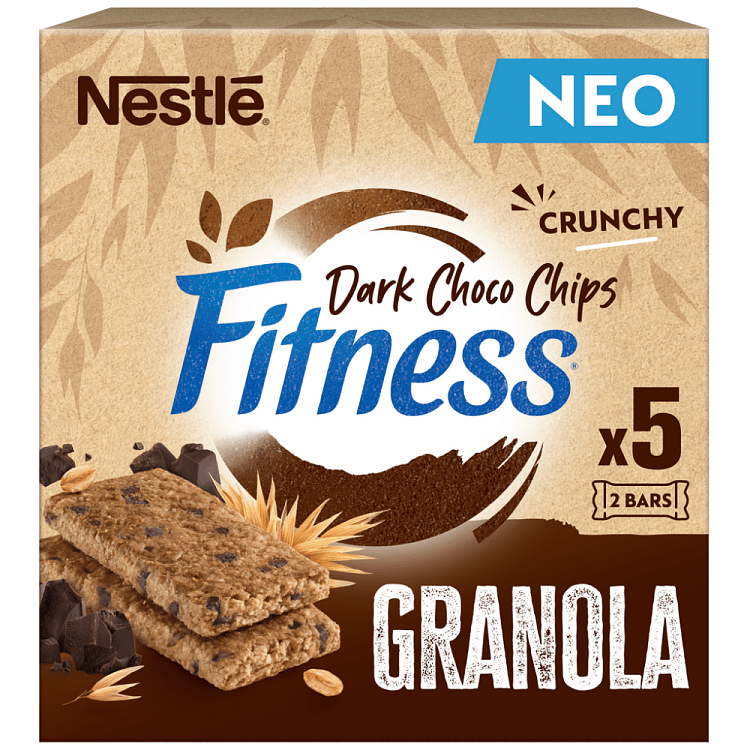 Fitness Granola Bar Chocolate 5x38gr