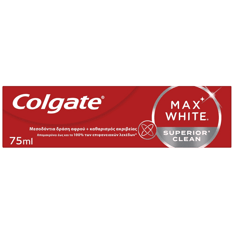 Colgate Max White Οδοντόκρεμα Superior Clean 75ml