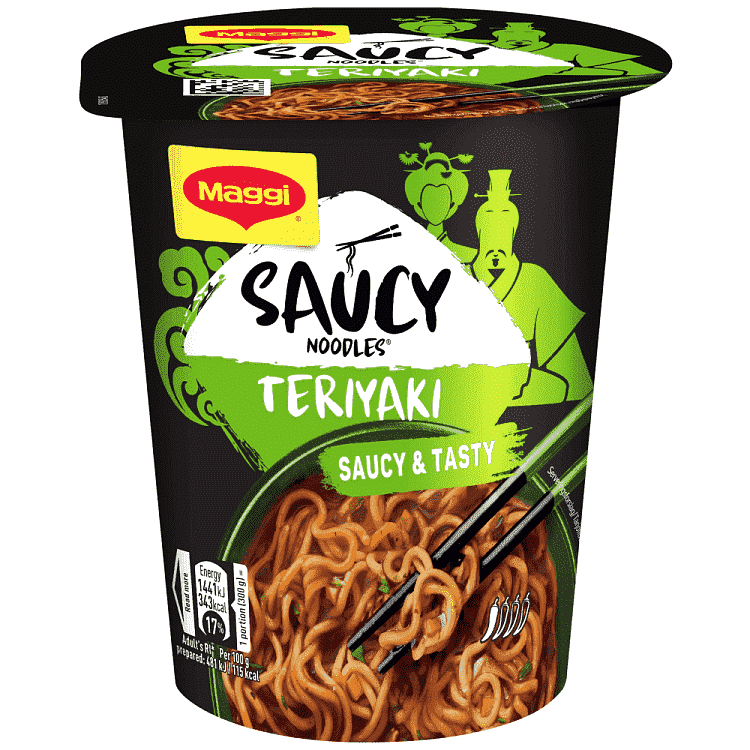 Maggi Noodles Saucy Cup Teriyaki 75gr