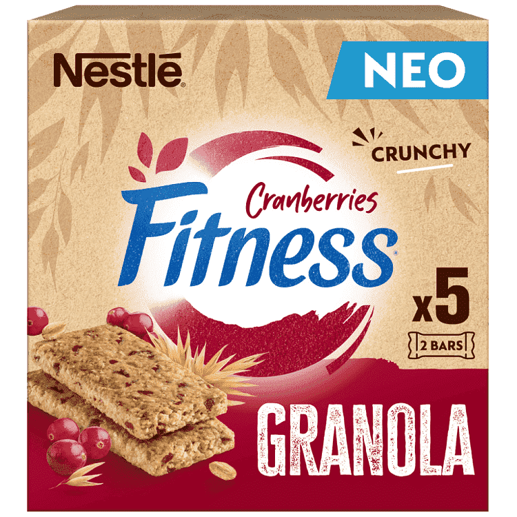 Fitness Granola Bar Cranberry 5x38gr