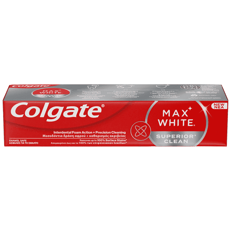 Colgate Max White Οδοντόκρεμα Superior Clean 75ml