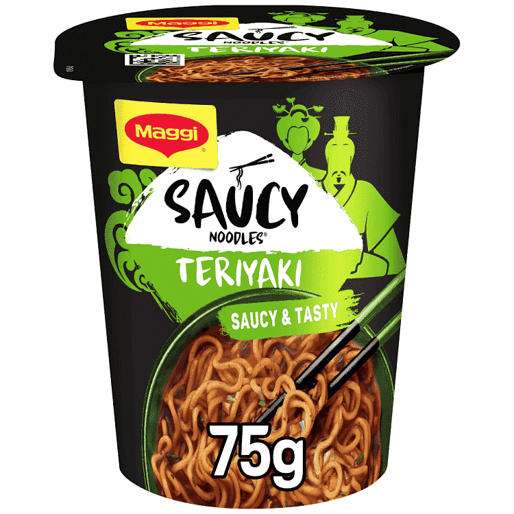 Maggi Noodles Saucy Cup Teriyaki 75gr