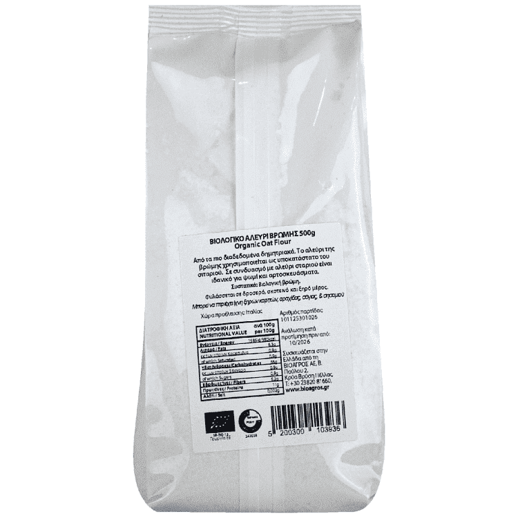 Βιοαγρός Αλεύρι Βρώμης Bio 500gr