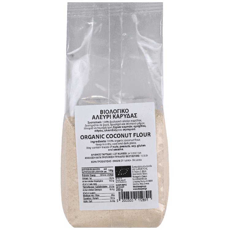 Evergreen Αλεύρι Καρύδας Bio 250gr