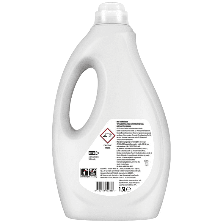 Skip Υγρό Απορρυπαντικό Πλυντηρίου Fresh 30μεζ 1,5lt