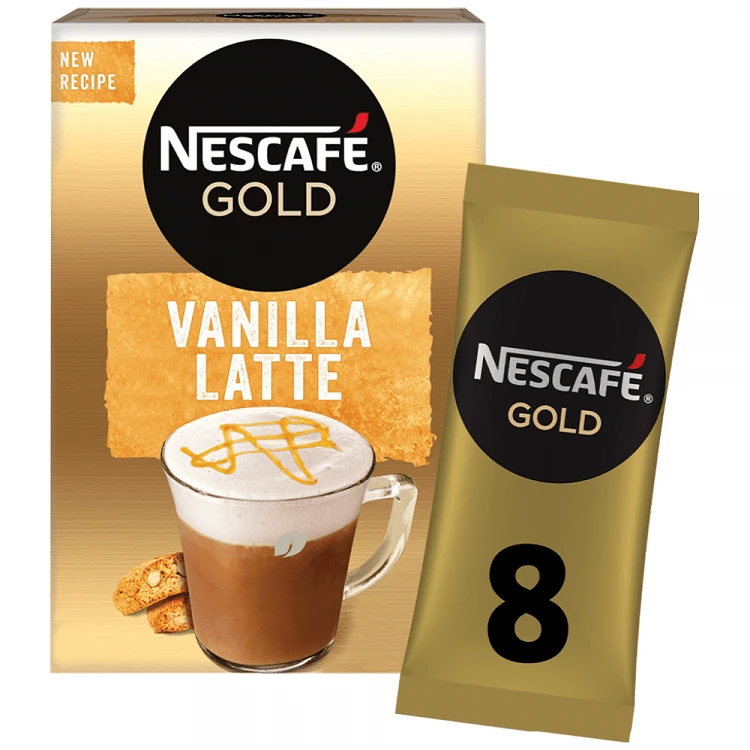 Nescafe Gold Latte Vanilla 8 φακέλων (18,5 gr)