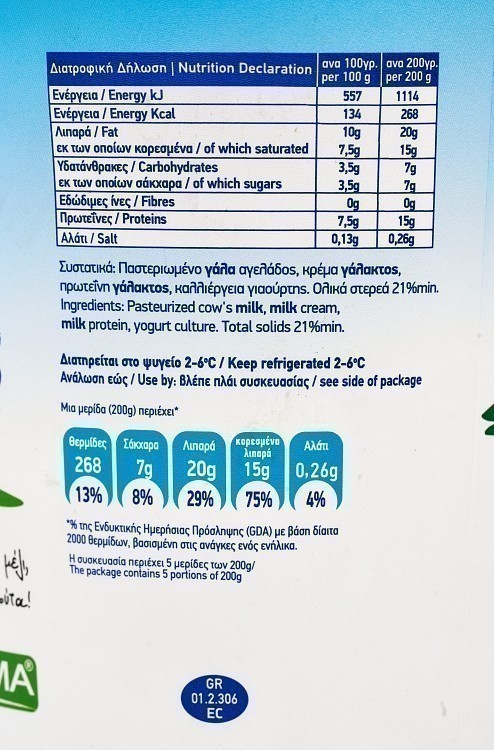 Εβροφάρμα Γιαούρτι Στραγγιστό 10% 1KG