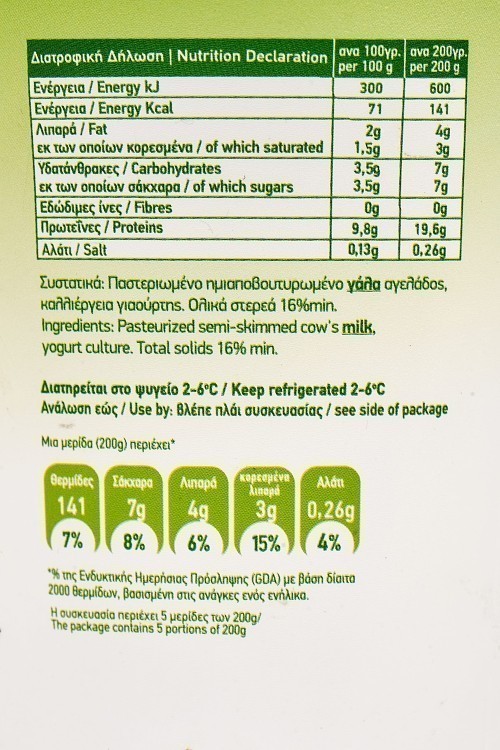 Εβροφάρμα Γιαούρτι Στραγγιστό 2% 1kg