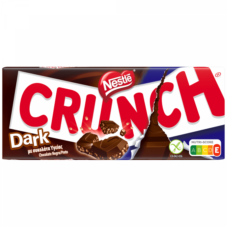 Crunch Μαύρη Σοκολάτα Χωρίς Γλουτένη 100gr