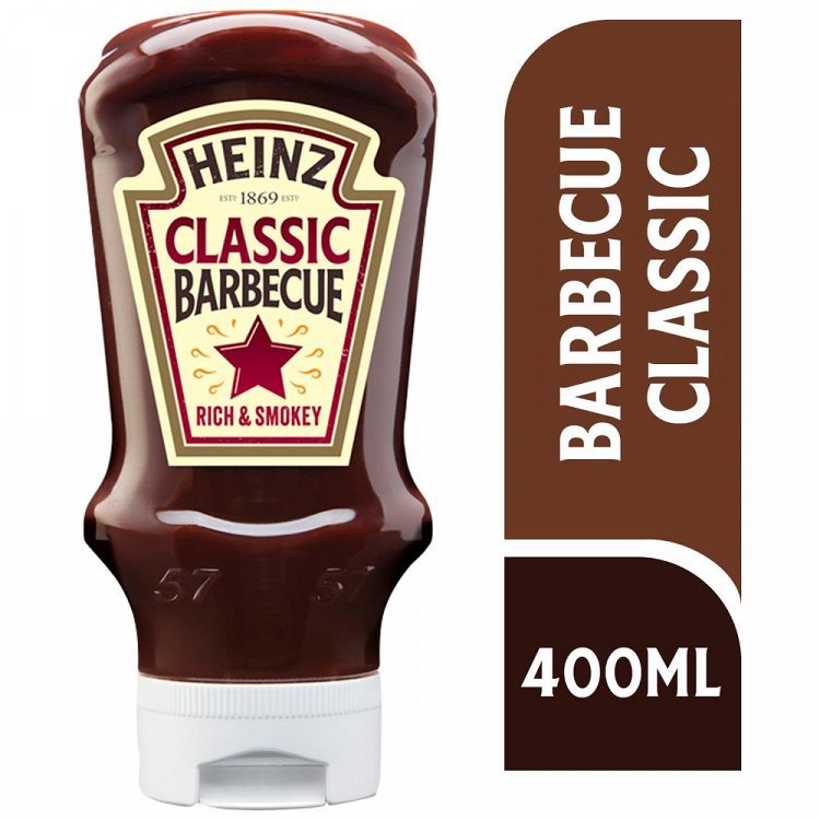 Heinz Barbeque Classic Sauce Top Down 400ml